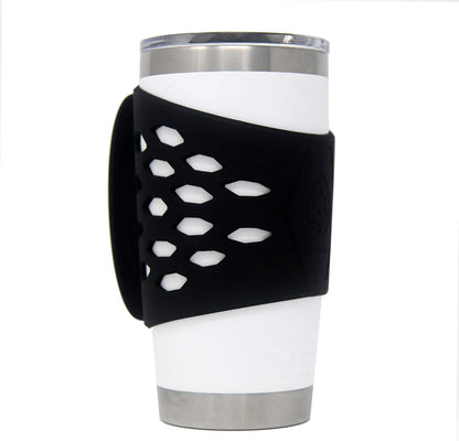 Handler for 20 oz Tumbler Vacuum Insulated Coffee Mugs, Silicone Grip Protective Sleeve Cover With Handle