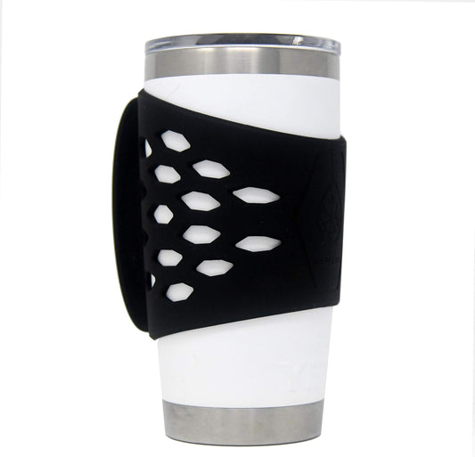 Handler for 20 oz Tumbler Vacuum Insulated Coffee Mugs, Silicone Grip Protective Sleeve Cover With Handle