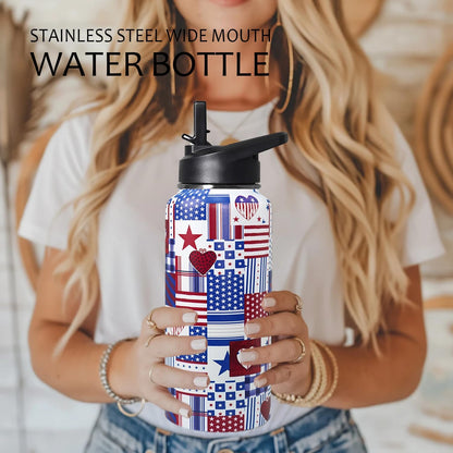 32 oz Pickleball Insulated Water Bottle with Straw - Pickleball Gym Hiking Sports Coffee Mug | Perfect Pickleball Gifts for Women, Pickleball Decor Accessories