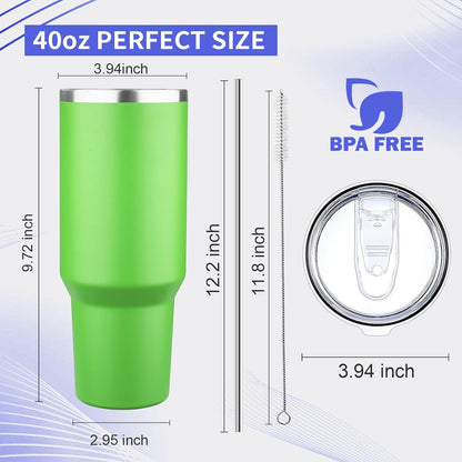 20oz Tumbler with Lid and Straw Double Wall Powder Coated Vacuum Insulated Coffee Tumbler Stainless Steel Insulated Travel Coffee Mug Spill-Proof Thermal Cup for Hot and Cold Beverage,Black