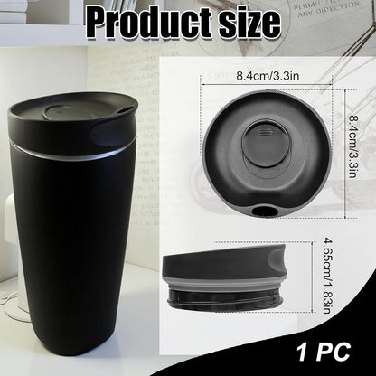 Replacement Slider Lid for Owala SmoothSip 20oz & 12oz, Top Cover Compatible with Owala 24oz Coffee Tumbler, Coffee Travel Mugs Leakproof Accessories, BPA-Free (Black Cherry)