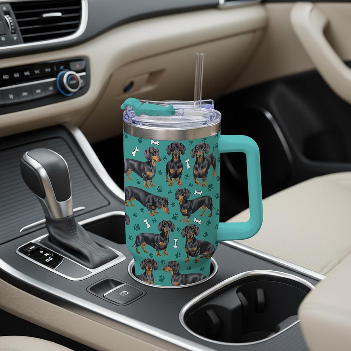 Beagle Gifts for Women Men, 40oz Stainless Steel Insulated Tumbler Travel Cup Mug, Funny and Unique Beagle Gifts for Dog Lover - Colors A