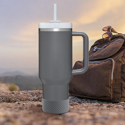 WUQID Water Bottle Boot, Diamond Silicone Boot Compatible with Stanleyy Tumbler 20-40oz & Hydroo Flask Bottle 12oz-24oz, Reduces Dents Sleeve Cover for More Bottles/Tumblers Bottom of 2.83-2.95in