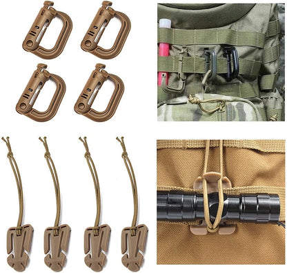 Upgraded Sports Water Bottles Pouch Bag, Tactical Drawstring Molle Water Bottle Holder Tactical Pouches, Travel Mesh Water Bottle Bag Tactical Hydration Carrier