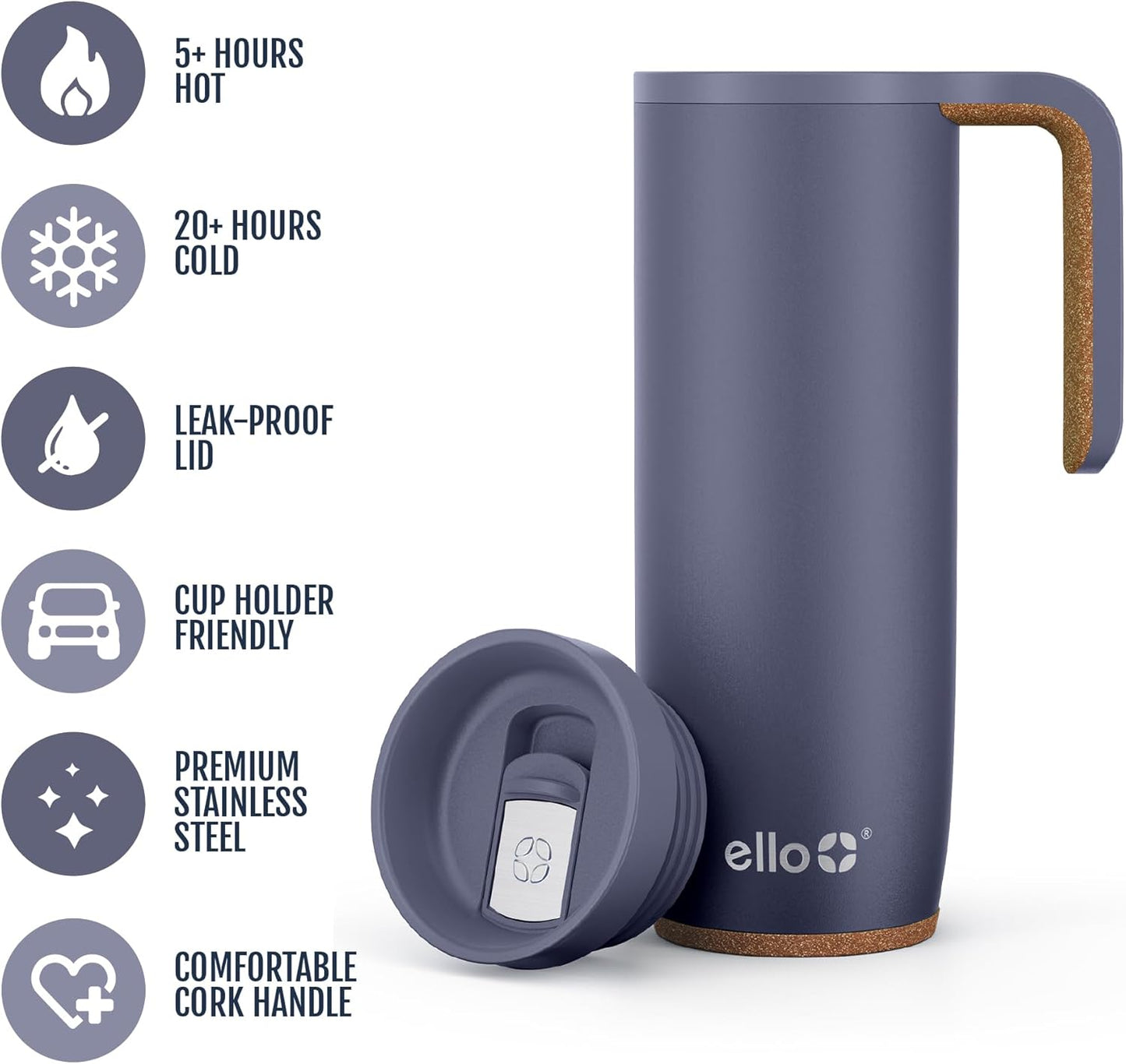 Ello Magnet 18oz Stainless Steel