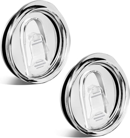 20 oz Skinny Tumbler Replacement Lids Spill Proof Splash Resistant Lids Covers for 2.76in Cup Mouth Compatible with YETI Rambler and More Tumbler Cups (20 oz, 2 Pack)