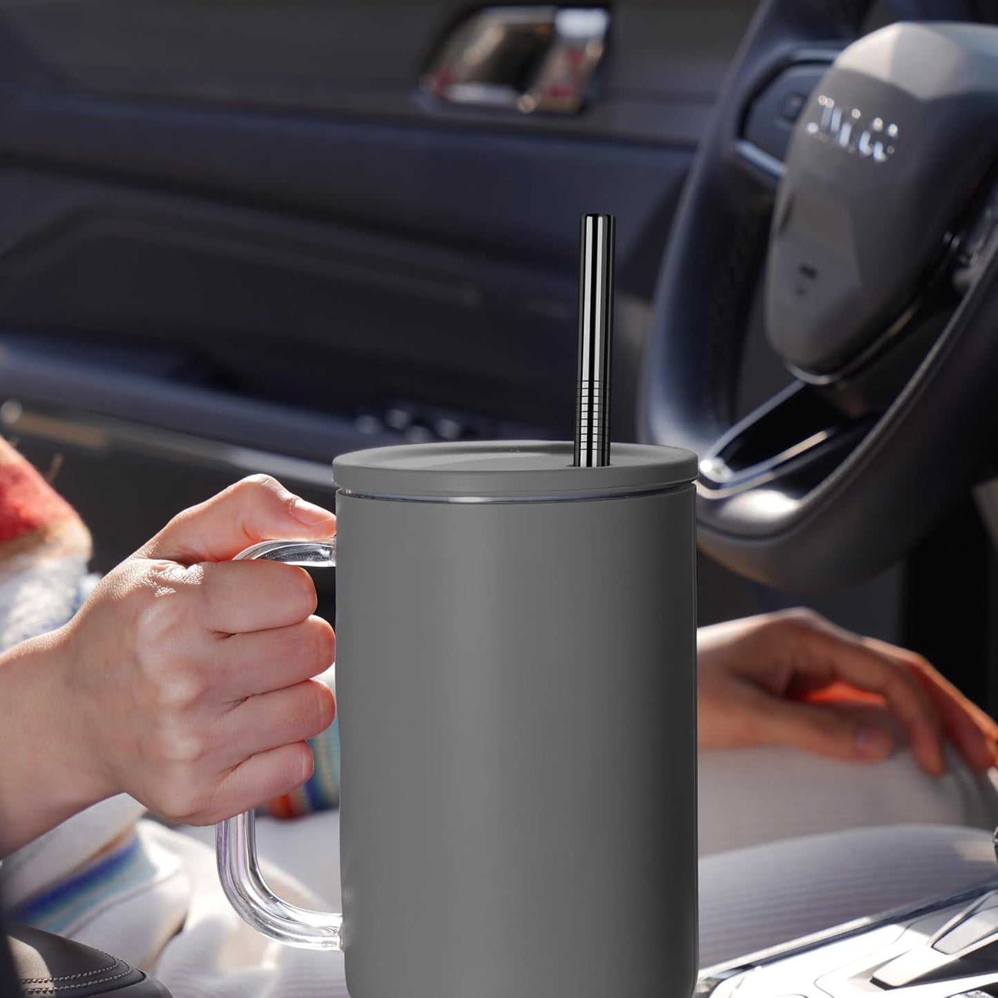 Tomorotec 8-Pack Stainless Steel Straws Fit for 40oz Stanley Tumblers, 12" Metal Straws Fit for Stanley Cup with 1 Brush, Reusable Drinking Straws for Smoothies, Milkshakes, Dishwasher Safe & BPA-Free