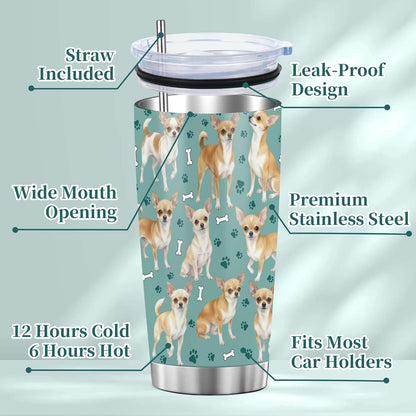 Beagle Gifts for Women Men, 40oz Stainless Steel Insulated Tumbler Travel Cup Mug, Funny and Unique Beagle Gifts for Dog Lover - Colors B
