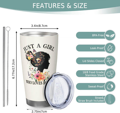 Camping Gifts for Men Women, Best Camp Coffee Mugs, Happy Camper Travel Mug, 20oz Coffee Tumbler, Camping Cup for Women Men