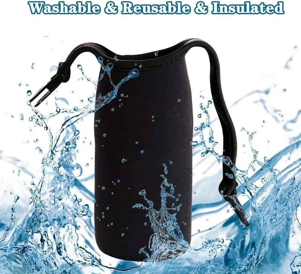 (Black, 30 oz) 20oz 30oz Tumbler Carrier Holder Water Bottle Handle Bag for yeti,rtic,Ozark Trail Tumbler and More Travel to-Go Cups Bottles