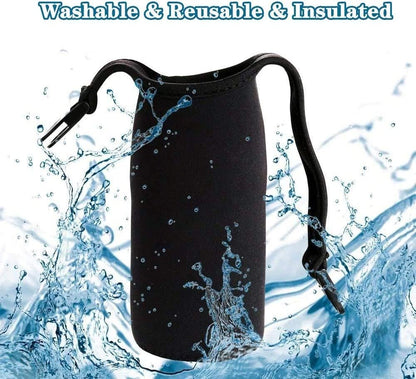 (Black, 30 oz) 20oz 30oz Tumbler Carrier Holder Water Bottle Handle Bag for yeti,rtic,Ozark Trail Tumbler and More Travel to-Go Cups Bottles