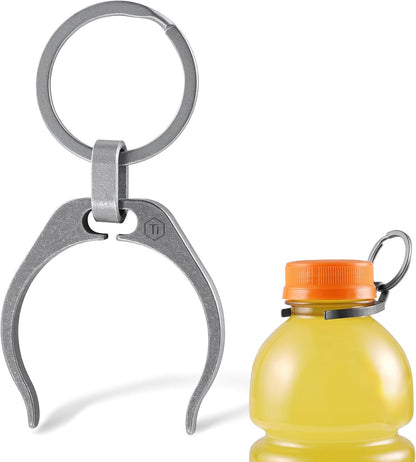 KeyUnityWater Bottle Clip, Lightweight EDC Water Bottle Holder for Hiking, Camping, and Everyday Carry
