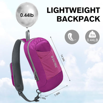 G4Free Sling Bag RFID Blocking Lightweight Crossbody Backpack Chest Shoulder Bag for Travel Sports Running