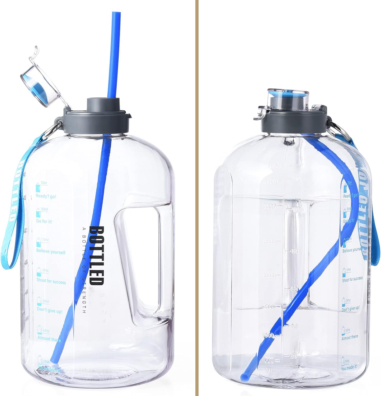 ALINK 15 inch Extra Long Reusable Silicone Straws, 4-Pack Flexible Straws for Stanley 40 oz Tumbler, 1 Gallon Water Bottles, 128 64 30 oz Jug Cup with Cleaning Brush