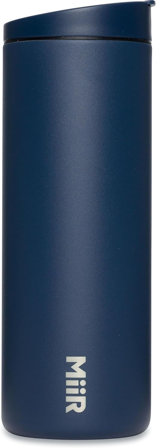 MiiR Tumbler, 12oz Insulated Stainless Steel with Press Fit Slide Lid – Splash Proof Design, Holds Hot & Cold Beverages, Stylish & Functional Cup Holder Compatible