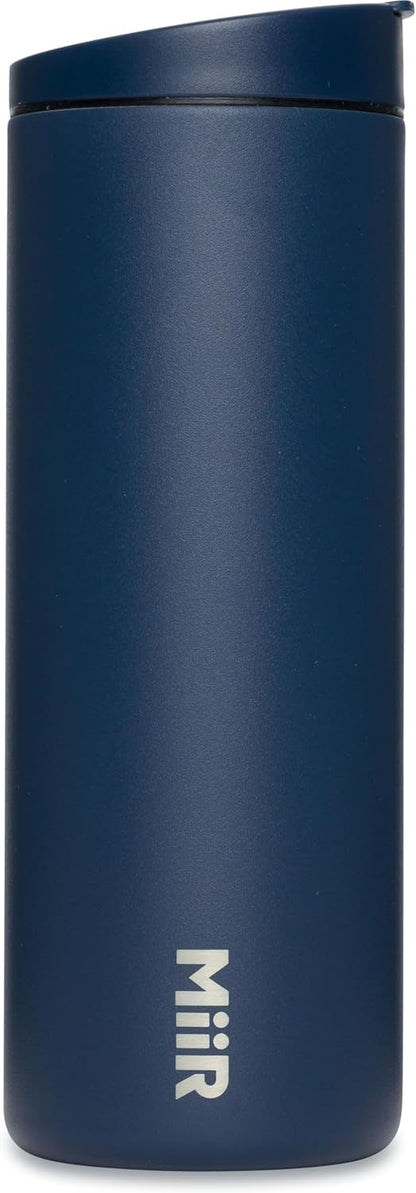 MiiR Tumbler, 12oz Insulated Stainless Steel with Press Fit Slide Lid – Splash Proof Design, Holds Hot & Cold Beverages, Stylish & Functional Cup Holder Compatible
