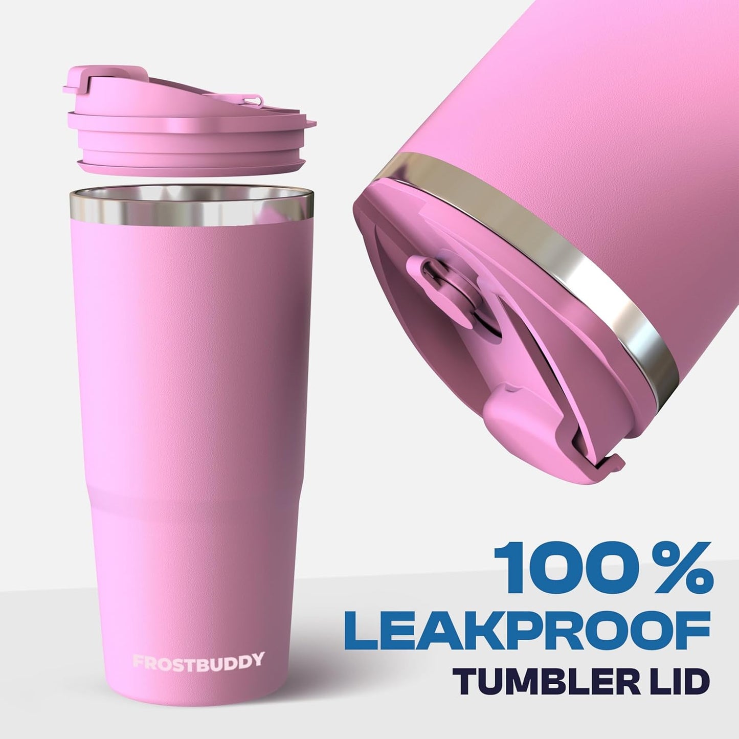 Frost Buddy Togo Buddy | 30 oz Stainless Steel Vacuum Insulated Tumbler | To Go Coffee Cup – Iced Coffee Cups, Iced Coffee Sleeve, Travel Mug, Thermal Cup for Hot & Cold Drinks, Dunkin Cup (Pencil) - Colors A