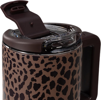 HydroJug Coffee Traveler 20 oz - Leak-Resistant, Ceramic-Lined Insulated Travel Coffee Mug for Hot or Cold Drinks with Flip Lid & Handle, Dishwasher Safe Coffee Tumbler, Cascade