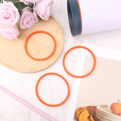 BOXOB 4pcs Gasket Replacement for Owala 40oz Tumbler, Silicone O Ring Water Bottle Ring Seal Lid Gasket Replacement Parts Accessories Compatible with Owala 40oz Stainless Steel Cup (Grey)