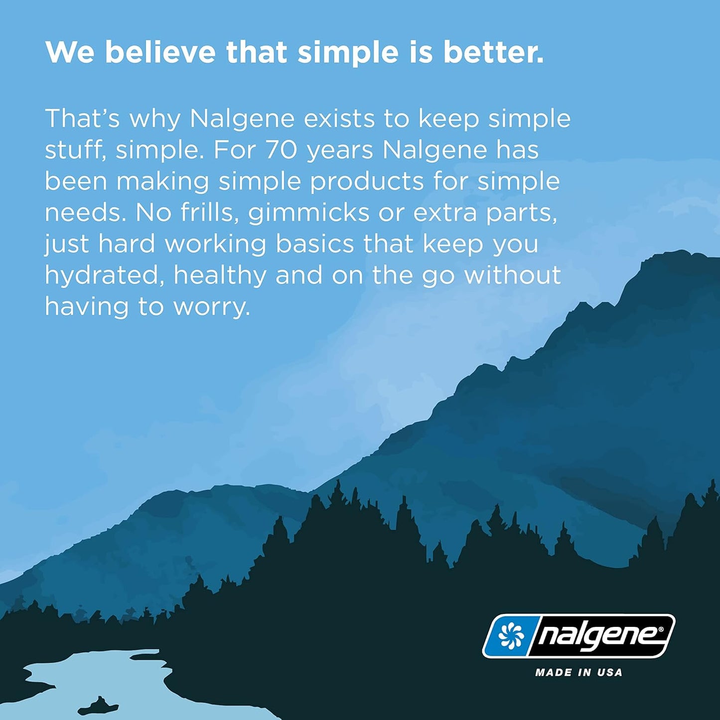 Nalgene 32 oz Wide Mouth Water Bottle | BPA-Free, Durable & Leak Proof, Lightweight Bottle for Hiking & Gym, Work & Travel