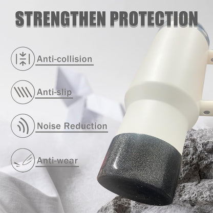 Jelly Luster Glitter Silicone Transparent Boot for Stanley 20-40oz, Compatible with Hydro Flask or Other Water Bottle Tumbler, 2.85-3.0 inch Protective Anti-Slip Bottom Sleeve Cover