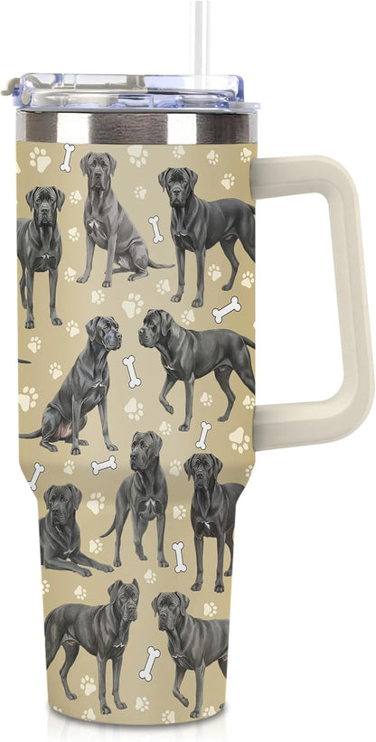 Beagle Gifts for Women Men, 40oz Stainless Steel Insulated Tumbler Travel Cup Mug, Funny and Unique Beagle Gifts for Dog Lover - Colors B