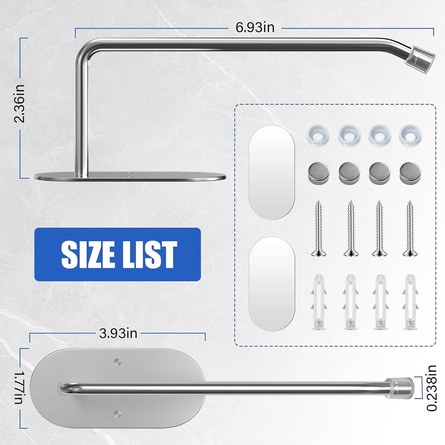 Tumbler Lid Organizer 2 Pack,Space Saving Cup Lid Hook for Simple Modern Cup Lids,Lid Storage Rack Used in Kitchen Storage Cabinet Inside Or Under (Black)