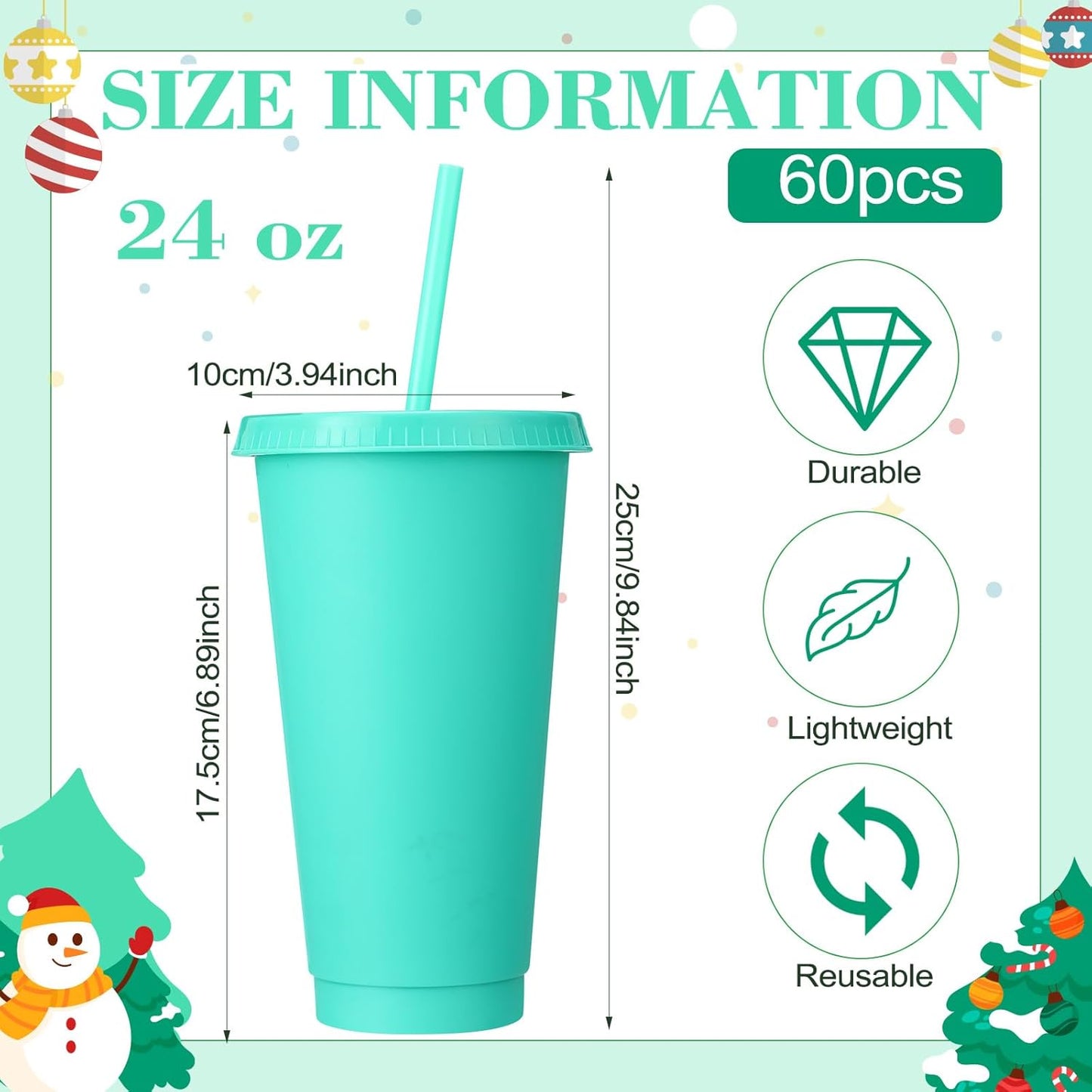 Honeydak 15 Pack Tumbler with Straw and Lid Bulk Cups for Gifts Water Bottle Iced Coffee Travel Mug Cup Reusable Plastic Tumblers for Party Birthdays 24-27 oz (Solid Color)