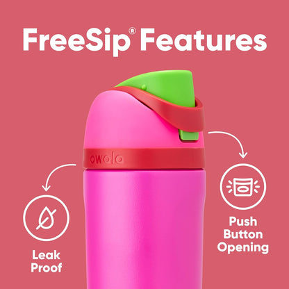 Owala FreeSip Insulated Stainless Steel Water Bottle with Straw, BPA-Free Sports Water Bottle, Great for Travel, 32 Oz, Denim