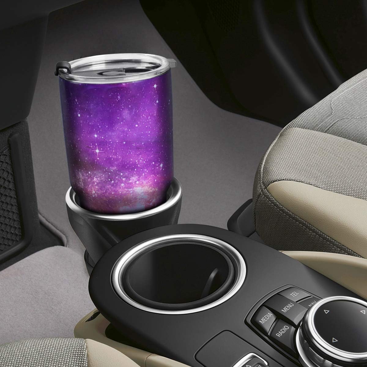 SYACOT 30oz Tumbler Double Wall Stainless Steel Vacuum Insulated Travel Mug with Splash-Proof Lid Metal Straw and Brush