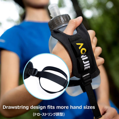 Azarxis TPU Soft Flask Collapsible Water Bottle Running Folding Gel Water Reservoir Handheld for Hydration Pack Hiking Cycling Climbing Jogging Marathon Trail Race