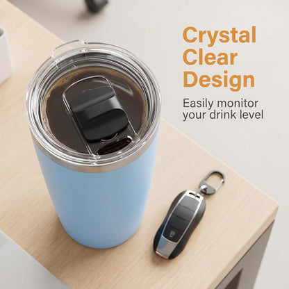30 oz Tumbler Lids for Yeti, 2 Pcs Replacement Magnetic Spill-Resistant Lids for Yeti 30 oz, 32 oz Tumbler, 14 oz Mug and 35oz Straw Mug with Magnetic Slider Switch, BPA Free