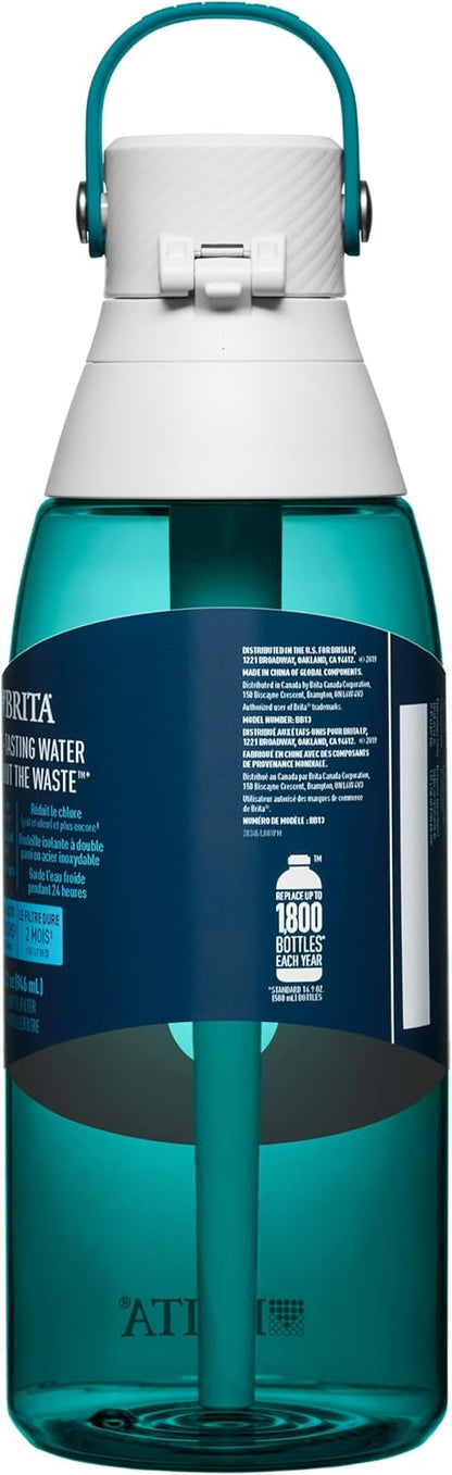 Brita 36386 Premium Water Filter Bottles, 26oz, Night Sky