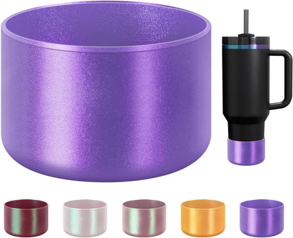 Chameleon Silicone Water Bottle Boot, Compatible with Stanley & Hydro Flask Tumbler 2.8-2.95in Bottom Anti-Slip Protector Rubber Sleeve