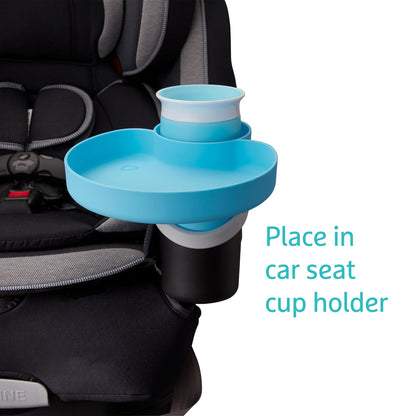 Munchkin® Carseat Tray - Toddler Travel & Road Trip Accessory for Mess-Free Snacking in The Car, Grey
