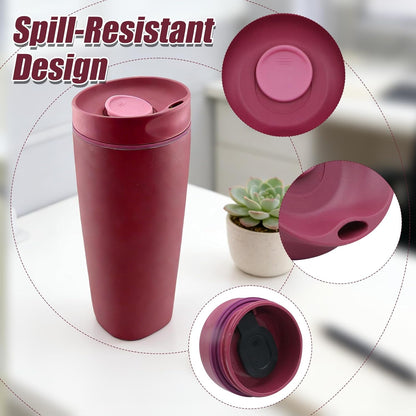 Replacement Slider Lid for Owala SmoothSip 20oz & 12oz, Top Cover Compatible with Owala 24oz Coffee Tumbler, Coffee Travel Mugs Leakproof Accessories, BPA-Free (Black Cherry)