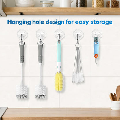 14Pcs Bottle Brush Cleaner Set, Long Handle Bottle Brushes, Sponge Brushes, 3-in-1 Water Bottle Cleaner Brushes and Straw Brushes for Water Bottles, Cups and Straws Cleaning