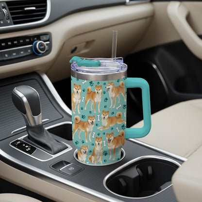 Beagle Gifts for Women Men, 40oz Stainless Steel Insulated Tumbler Travel Cup Mug, Funny and Unique Beagle Gifts for Dog Lover - Colors B