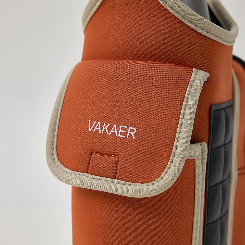 VAKAER Magnetic Gym Bag, Water Bottle Carrier Holder with Phone Pocket & Adjustable Strap,10 Ultra-Strong Magnets Stick to Fitness equipment, Workout Accessories Pouch for Women & Men