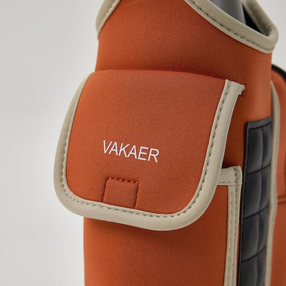 VAKAER Magnetic Gym Bag, Water Bottle Carrier Holder with Phone Pocket & Adjustable Strap,10 Ultra-Strong Magnets Stick to Fitness equipment, Workout Accessories Pouch for Women & Men