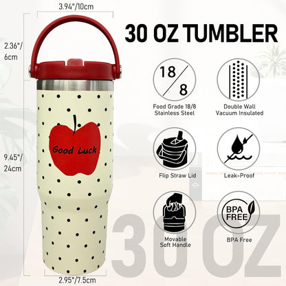 30 oz Tumbler Bulk with Handle and Straw, Vacuum Insulated Tumblers with Flip Straw and Top Handle, Leakproof Powder Coated Tumbler, Stainless Steel Travel Mug for Coffee (Black, 1 Pack)