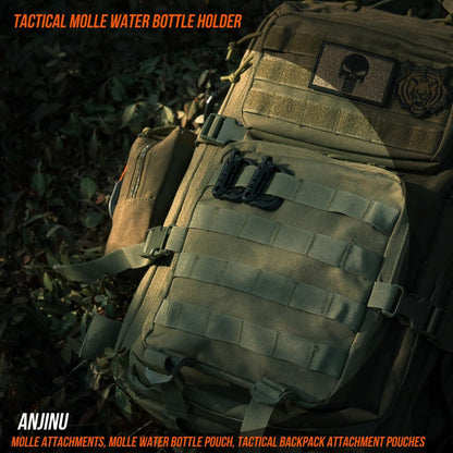 Molle Water Bottle Holder, Water Molle Attachments, Molle Water Bottle Pouch, Tactical Backpack Attachment Pouches