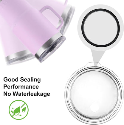 Rubber Seal for Yeti Magslider Lid 20oz 30oz,Silicone Gasket for Yeti Rambler Tumbler 20/30 oz,Leakproof Ring for Rambler Magslider,Rubber O-Ring Black 4pcs