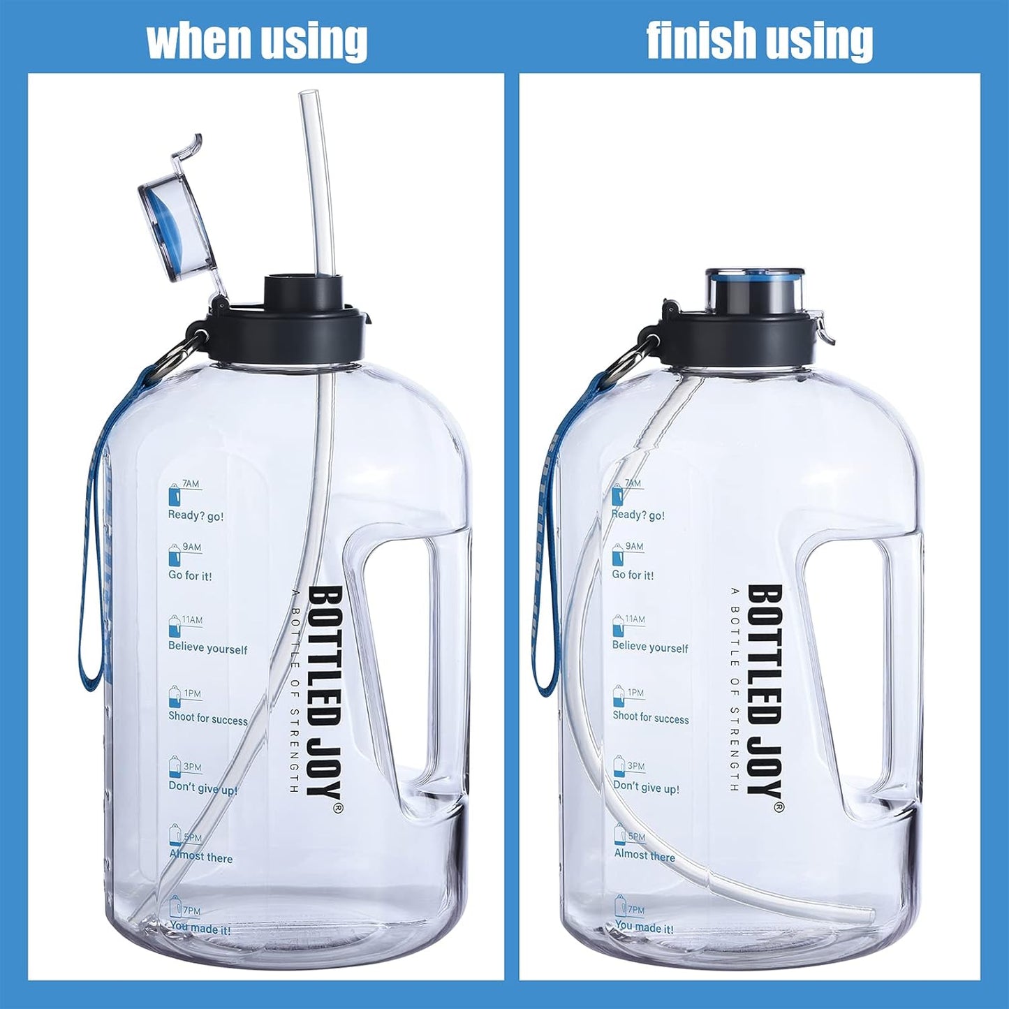 ALINK 15 inch Extra Long Reusable Black Silicone Straws, 4-Pack Flexible Straws for Stanley 40 oz Tumbler, 1 Gallon Water Bottle, Wine Bottle, 128 64 oz Tumbler with Brush