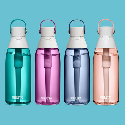 Brita 36386 Premium Water Filter Bottles, 26oz, Night Sky