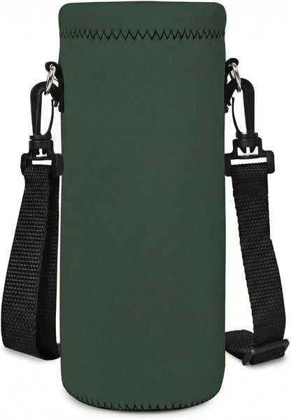 AUPET Water Bottle Sling Bag Carrier Crossbody Sleeve,Insulated Neoprene Bottle Case Holder Pouch Cover 500ML/17oz with Shoulder Strap for Walking Women Men