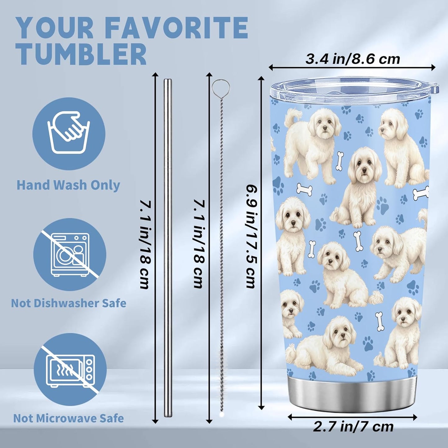 Beagle Gifts for Women Men, 40oz Stainless Steel Insulated Tumbler Travel Cup Mug, Funny and Unique Beagle Gifts for Dog Lover - Colors A
