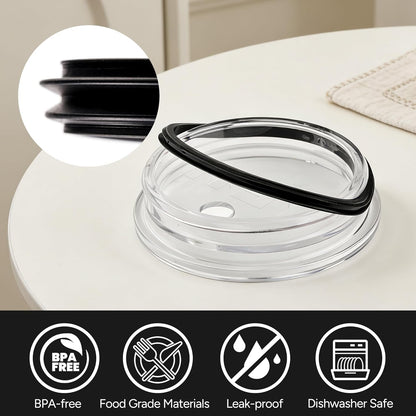 Silicone Seal Replacement Gaskets for Yeti 30 Oz Tumbler Lid, BPA-Free Rubber O-Ring Parts for Long-Lasting Leak Protection, 4 Pack