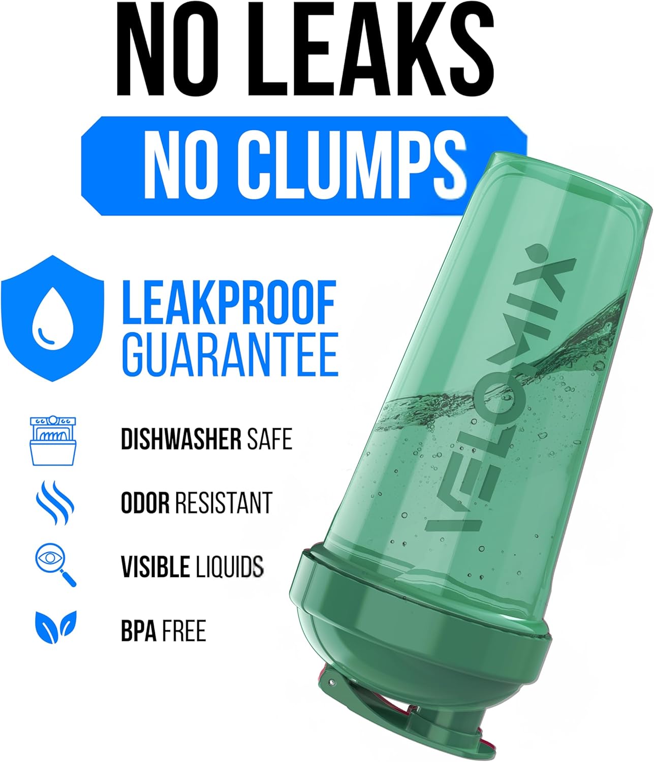 VELOMIX -6 PACK- 28 oz Protein Shaker Bottle for Protein Mixes - 6x Wire Whisk | Leak Proof Shaker Cups for Protein Shakes | Protein Shaker Bottle Pack | Protein Shake Cup (Earth Tones Collection)