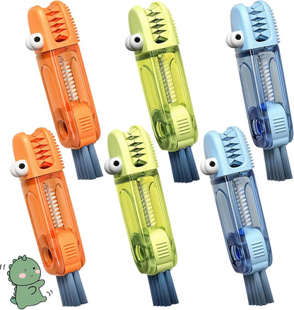 3 in 1 Cup Lid Cleaning Brush, Portable Water Bottle Brush, Multifunctional Bottle Cleaner Brush Set for Tight Spaces, Bottle Gaps, Tumblers, Travel Mug Caps(3 PCS)